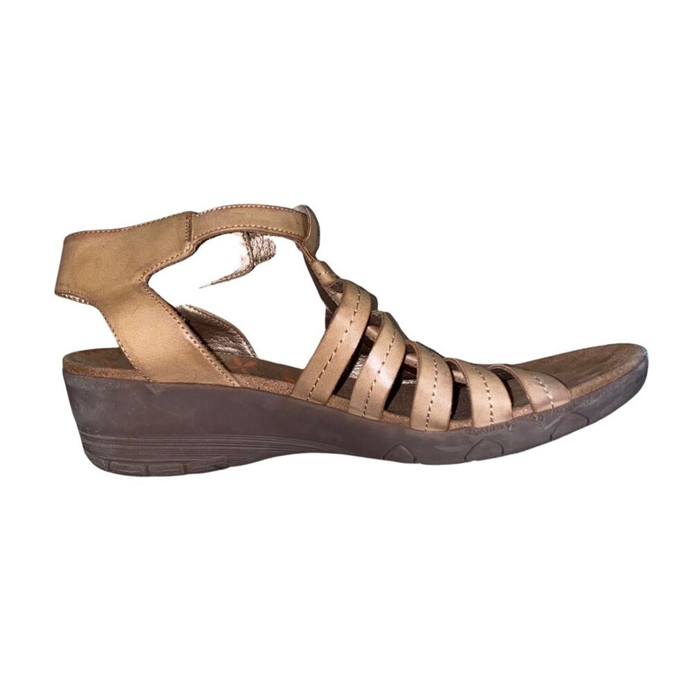 BareTraps Memory Foam Hanah Sandals with rubber heel and memory foam sole sz 10M